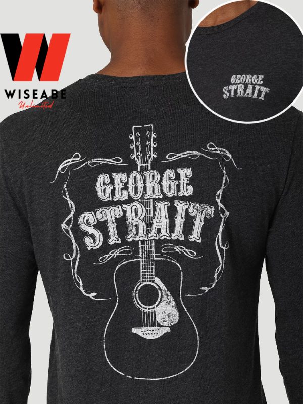 Vintage Western Music George Strait Two Sides T Shirt
