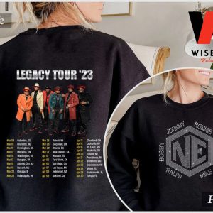 Hot Music Band New Edition Legacy Tour Tracklist Sweatshirt