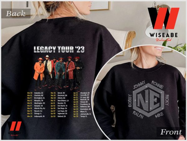 Hot Music Band New Edition Legacy Tour Tracklist Sweatshirt