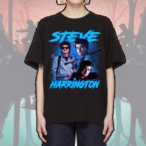 Vintage Netflix  Stranger Things Steve Harrington T Shirt, Stranger Things Steve Merch