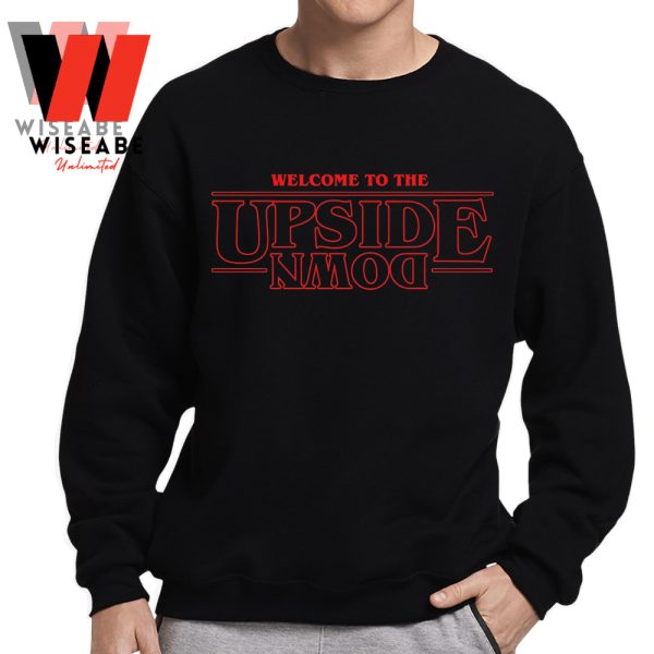 Welcome To The Upside Down Stranger Things T Shirt, Netflix Stranger Things Merch