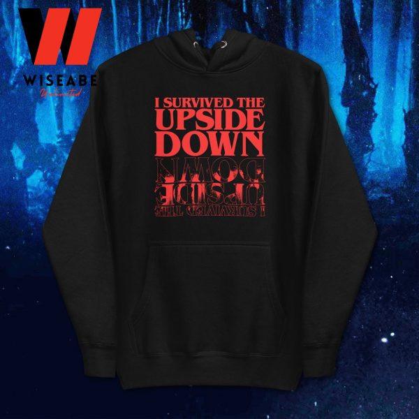 I Survived The Upside Down Stranger Things Sweatshirt, Gifts For Stranger Things Fans