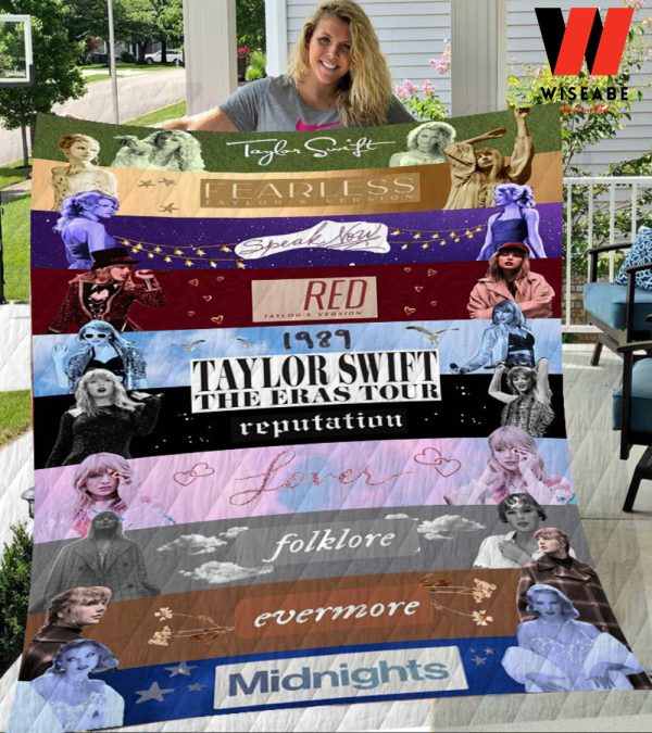 Taylor Swift Eras Tour Tracklist Blanket