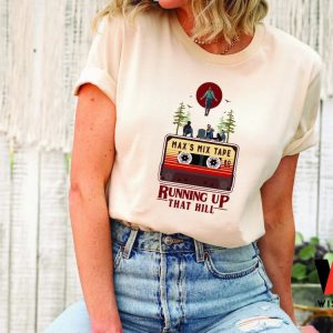 Max Mayfield Floating Running Up The Hill Stranger Things Shirt, Stranger Things Season 4 Merchandise