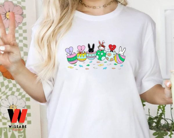 Colorful Un Verano Sin Ti Heart Logo Bunny Eggs  Bad Bunny Easter Shirt, Funny Easter Gifts For Adults