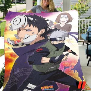 Cheap Kakashi Anime Naruto Fleece Blanket, Gifts For Naruto Fans