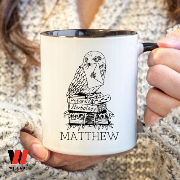 Customized Name Wizard Owl Harry Potter Mug, Personalized Harry Potter Gifts