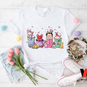 Vintage Un Verano Sin Ti Heart Kitty Latte Coffee Bad Bunny Easter Shirt, Easter Gifts For Young Adult