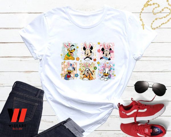 Disney Mickey And Friends Characters Happy Easter Shirt, Easter Presents For Adults