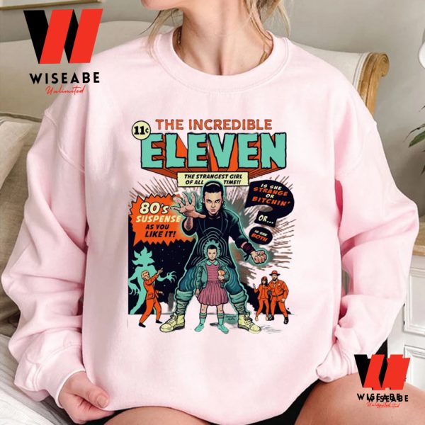 Retro The Incredible Eleven Stranger Things Shirt, Stranger Things Eleven Merch