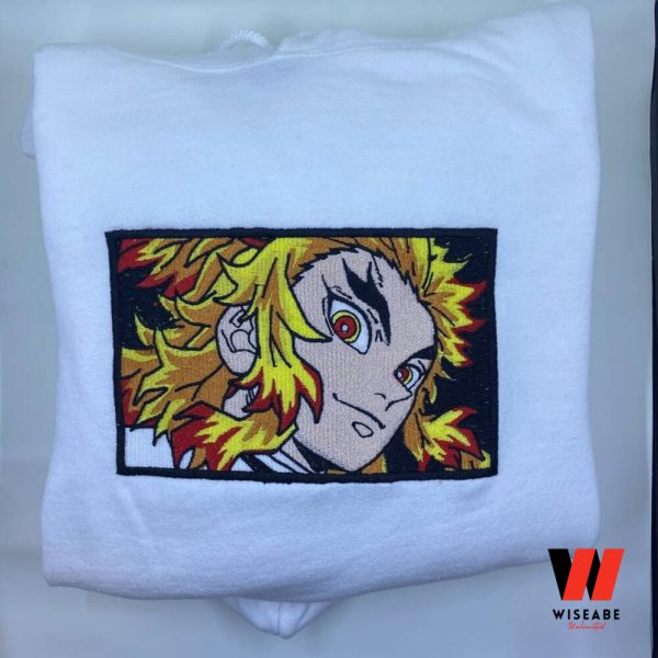 Rengoku Flame Hashira Demon Slayer Anime Embroidered Hoodie