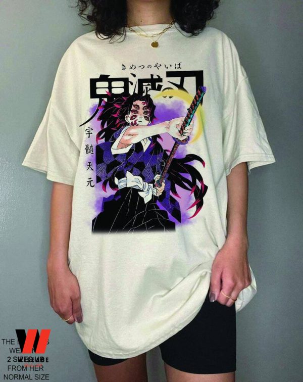 Cheap Kokushibou Upper Rank One Demon Anime Demon Slayer Shirt, Anime Gift Ideas