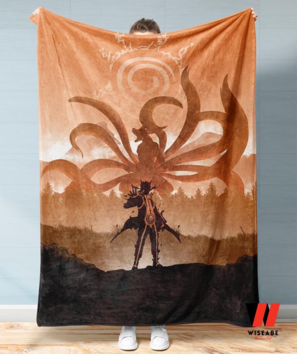 Unique Kurama Nine Tails Naruto Blanket, Cool Naruto Gifts
