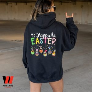 Disney Characters Happy Easter Shirt, Cute Easter Hoodie Gift, Easter Bunny Hoodie, Mickey And Friends Happy Easter Bunny Hoodie Sweatshirt