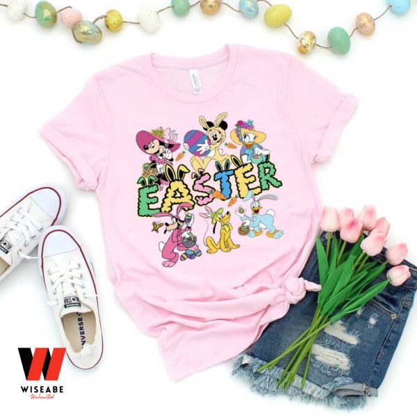 Cute Mickey And Friends Bunny Disney Easter Shirt, Easter Gifts For Families