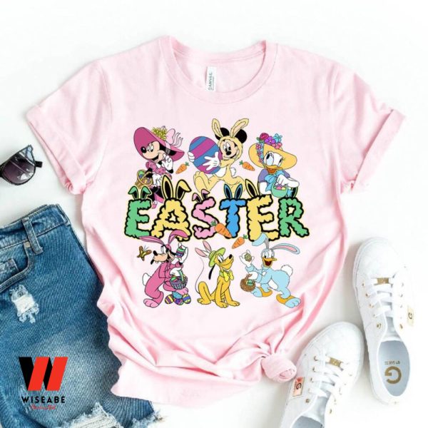 Cute Mickey And Friends Bunny Disney Easter Shirt, Easter Gifts For Families