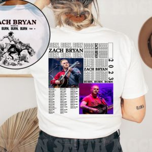 Vintage Western Music Zach Bryan Burn Burn Burn Tour 2023 SweatshirtZach Bryan
