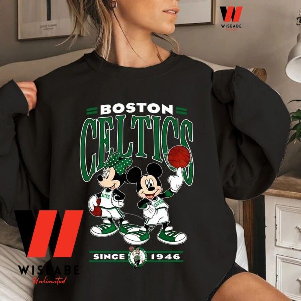Cheap Disney Mickey NBA Basketball Boston Celtics Sweatshirt, Basketball Boston Celtics Merch
