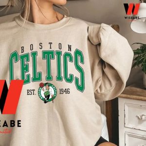 Vintage Est 1946 Logo Boston Celtics Sweatshirt