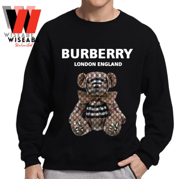 Cheap Gucci Burberry Teddy Bear Shirt, Burberry Inspired Shirt
