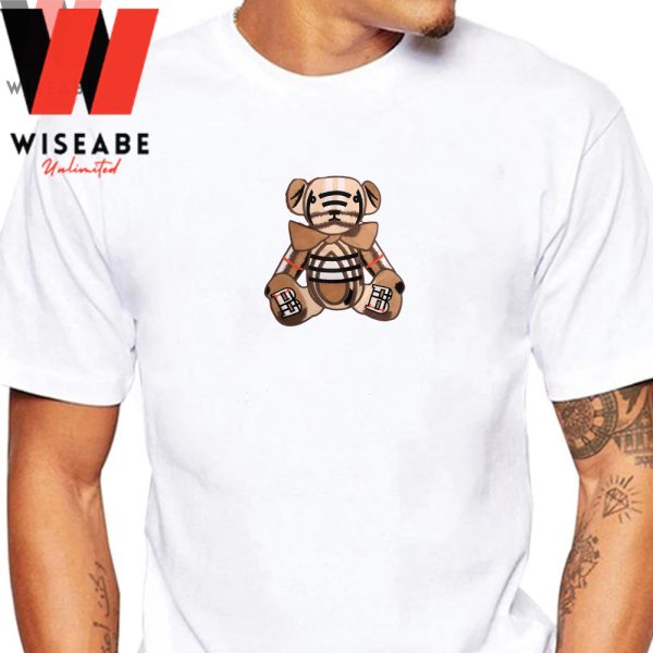 Cheap Burberry Bear Embroidered Shirt, Burberry Inspired Shirt