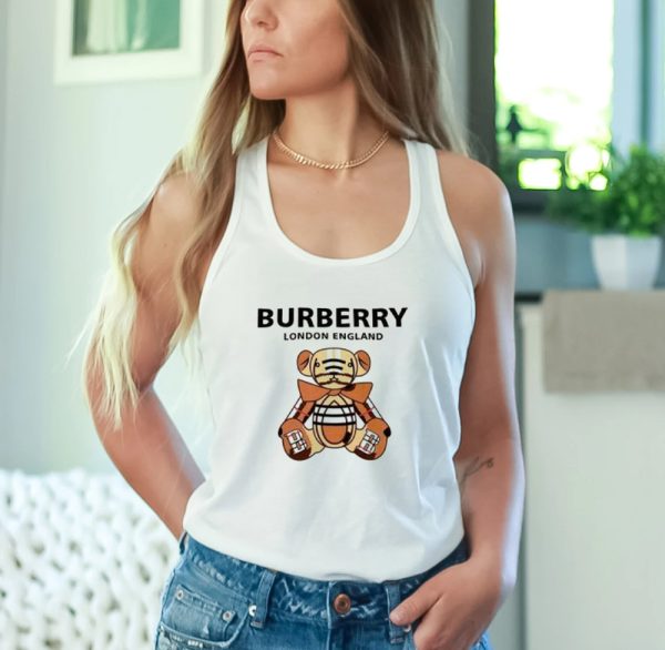 Cheap Burberry London Teddy Bear T Shirt, Burberry Inspired Shirt, Unique Gifts For Dad