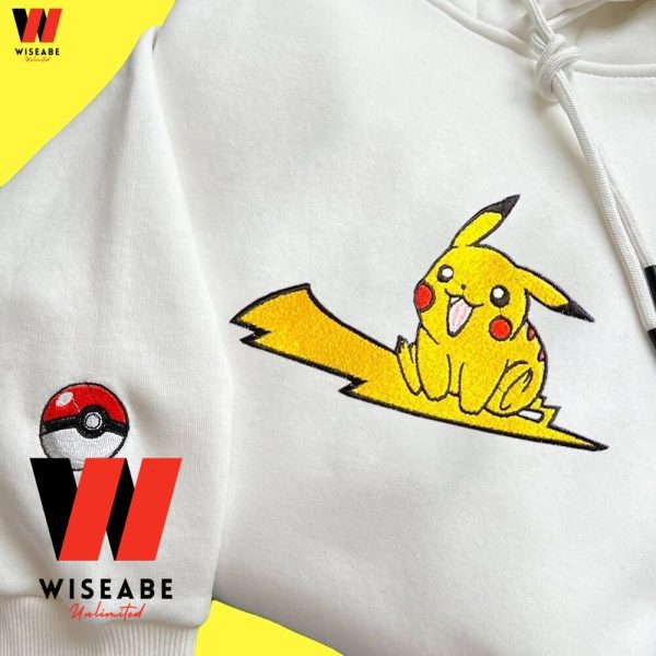 Embroidered Pikachu Nike Pokemon Shirt, Pokemon Merchandise