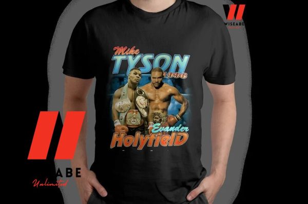 Retro Holyfield American Former Professional Boxer Mike Tyson T Shirt