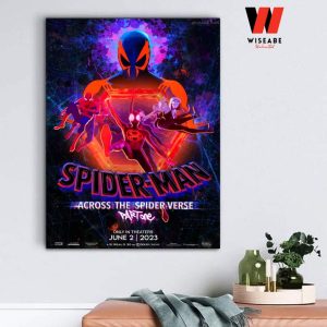 Hot Spider Man Across The Spider Verse 2023 Poster