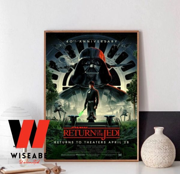 Star Wars Empire Strikes Back 40th Anniversary Return Of The Jedi Poster