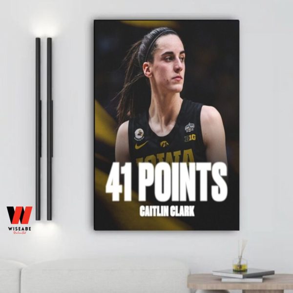 Big 10 Iowa Hawkeyes Basketball Caitlin Clark Poster
