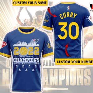 Customized Name NBA Basketball Golden State Warriors Champion 2022 Shirt
