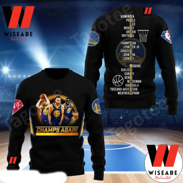 Cheap Champs Again Golden State Warriors Championship Sweatshirt,  Golden State Warriors Gift For Father