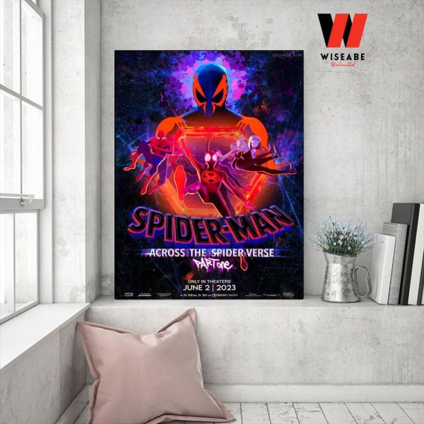 Hot Spider Man Across The Spider Verse 2023 Poster
