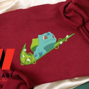 Embroidered Bulbasaur Nike Pokemon Hoodie, Pokemon Merchandise