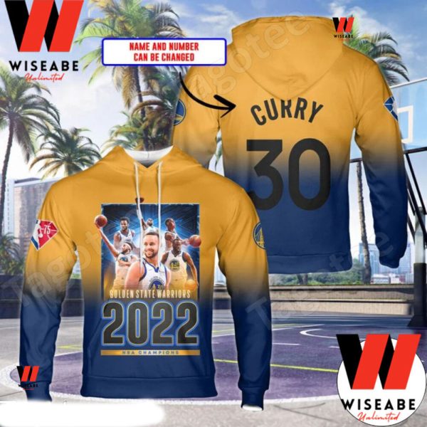 Personalized NBA Golden State Warriors Championship 2022 Hoodie, Golden State Warriors Gift For Fan