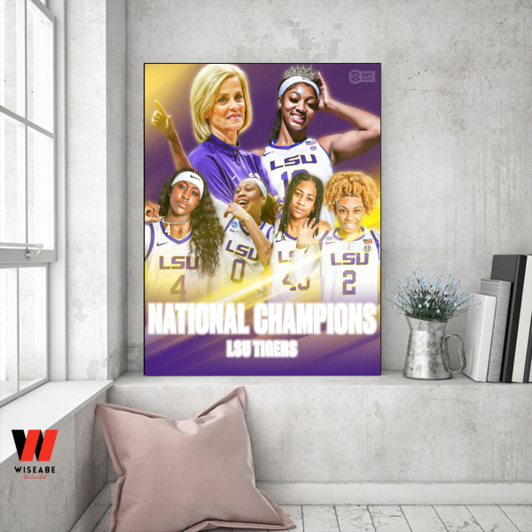 Ncaa Division Womens Basketball Lsu National Championship 2023  Poster
