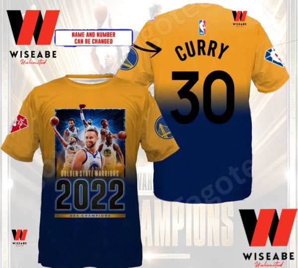 Personalized NBA Golden State Warriors Championship 2022 T Shirt, Golden State Warriors Gift For Fan