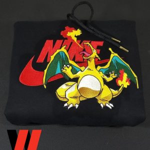 Cheap Charizard Nike Pokemon Embroidered Hoodie