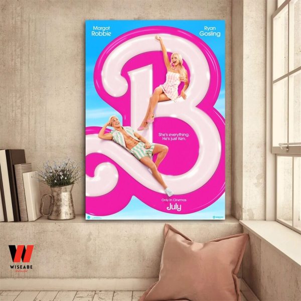 Hot Barbie Movie Poster Wall Art