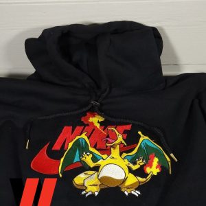 Cheap Charizard Nike Pokemon Embroidered Hoodie