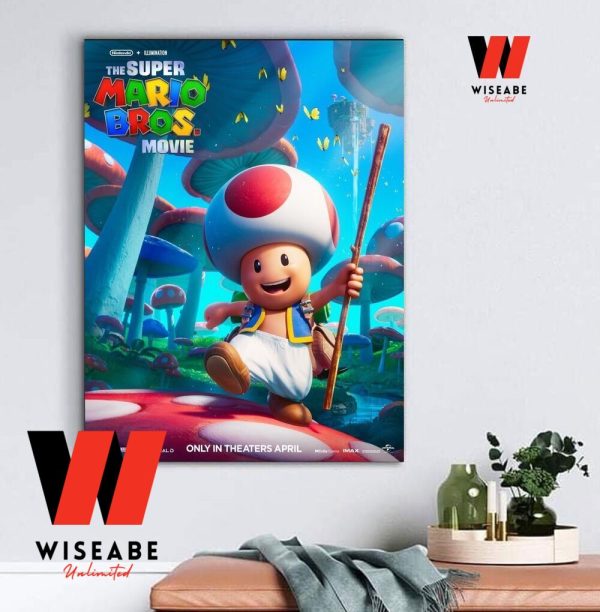 Cheap The Super Mario Bros Movie Toad Poster