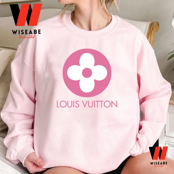 Cheap Pink Flower Louis Vuitton Logo T Shirt, Lv Shirt Women’s, Unique Mothers Day Gifts