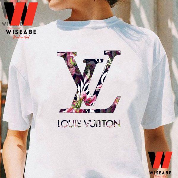 Cheap Florish Louis Vuitton Logo T Shirt, Lv Shirt Women, Best Mother’s Day Gift