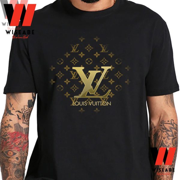 Cheap Yellow Louis Vuitton Logo T Shirt, Louis Vuitton T Shirt Men, Best Gift For Father