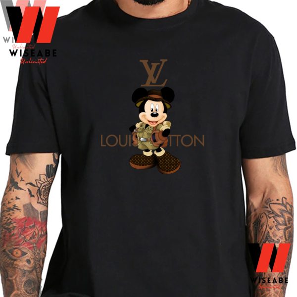 Cheap Disney Louis Vuitton Mickey Mouse Shirt, Lv T Shirt Mens, Perfect Father’s Day Gift
