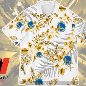 Cheap NBA Basketball Tropical Flowers Golden State Warriors Hawaiian Shirt