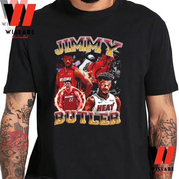 Cheap Miami Heat Basketball Jimmy Butler T Shirt