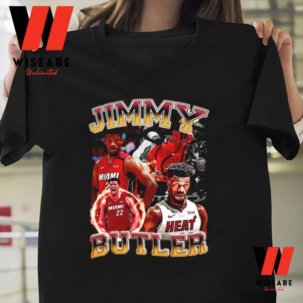 Cheap Miami Heat Basketball Jimmy Butler T Shirt