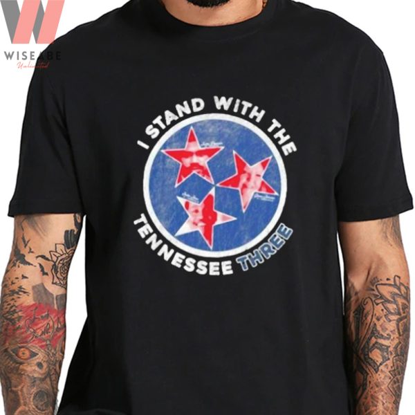 Cheap Gun Control Protest I Stand With The Tennessee Three Jones Pearson Shirt
